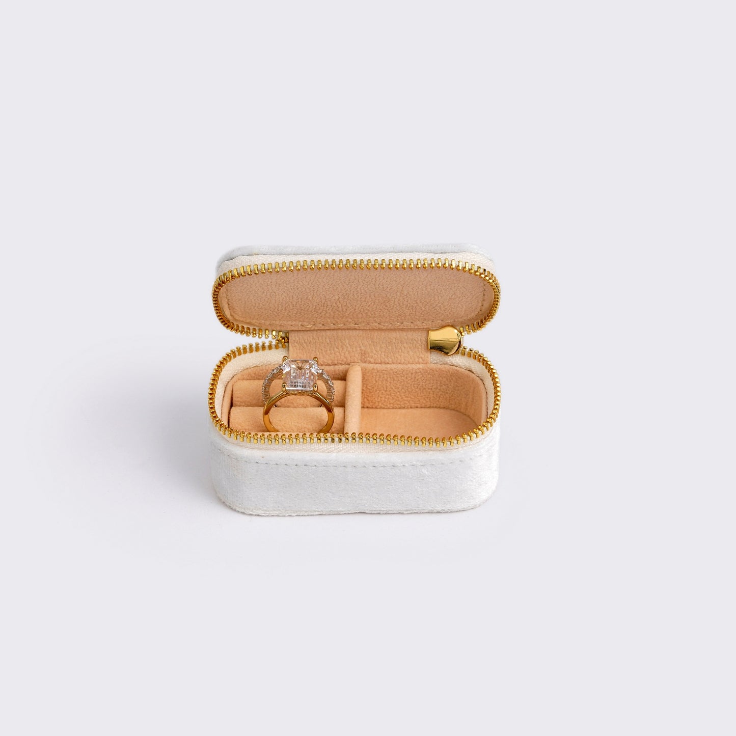 Velvet Retangle Shape Jewelry Box 85x47x38MM B006