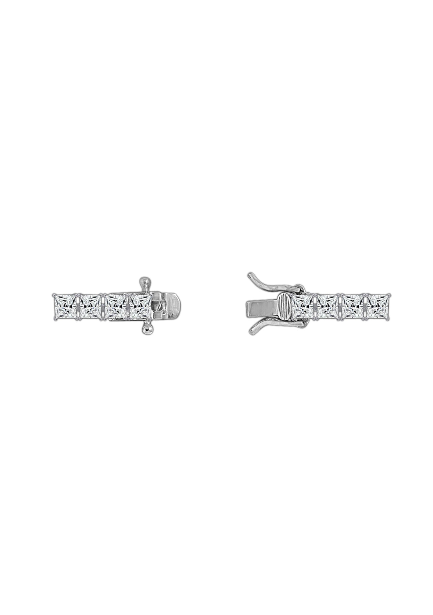 Classic 3mm Princess Cut Tennis Bracelet