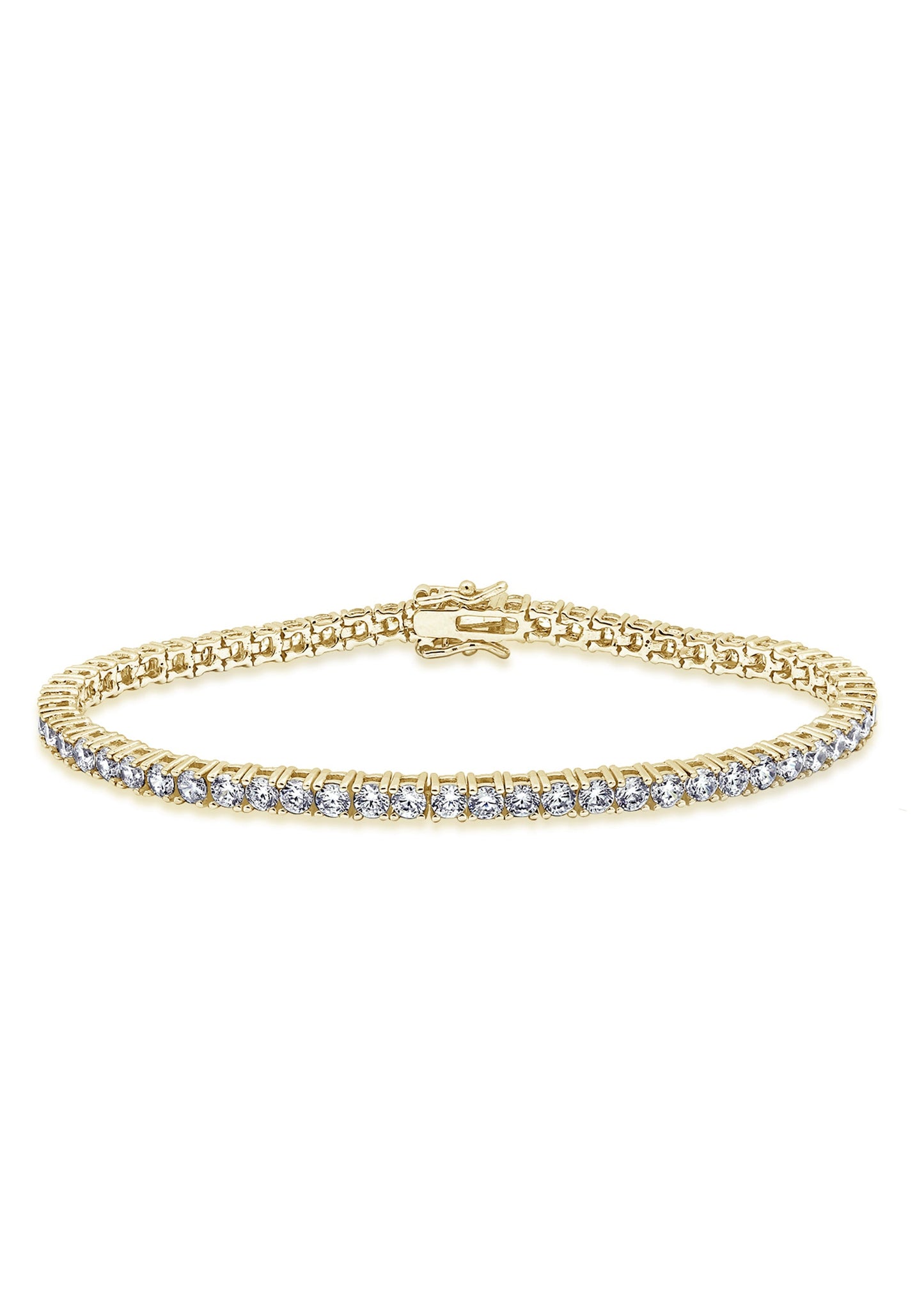 Classic 3mm Round Cut Tennis Bracelet