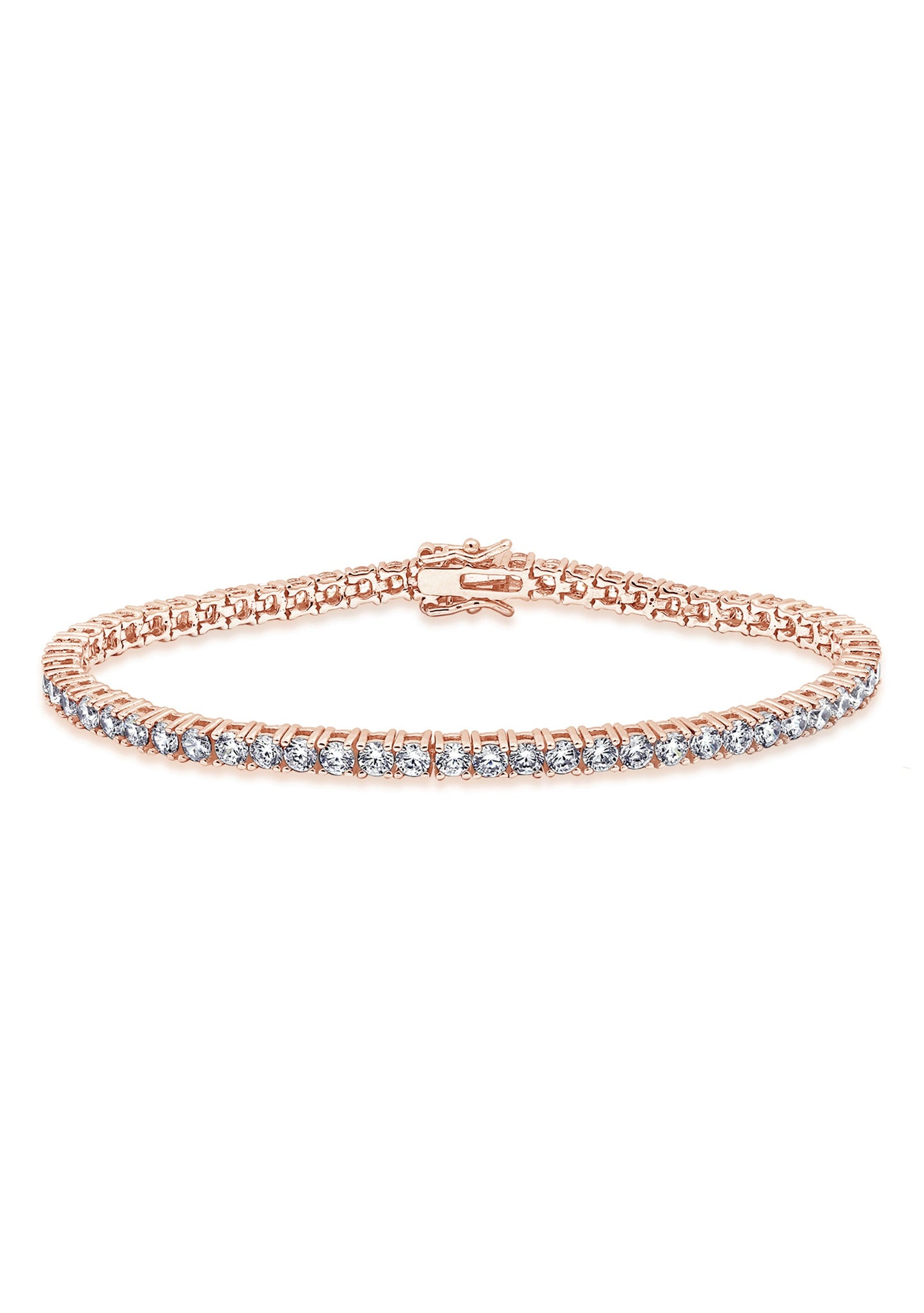 Classic 3mm Round Cut Tennis Bracelet
