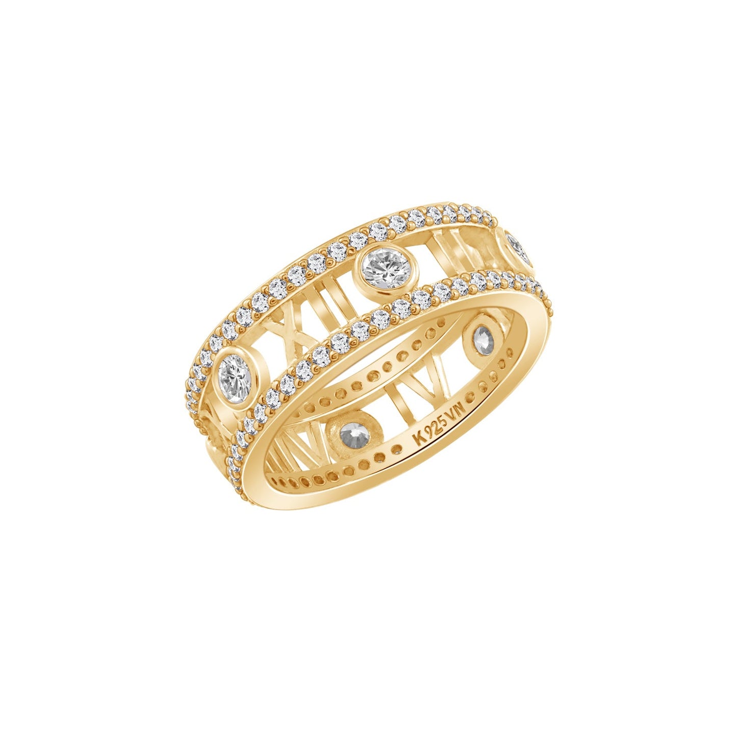 Roman Numeral Band Ring JER21393