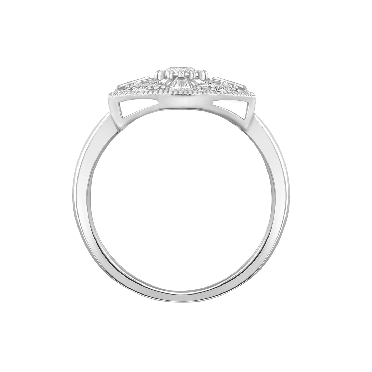 14.90 cttw Ballerina Halo Ring