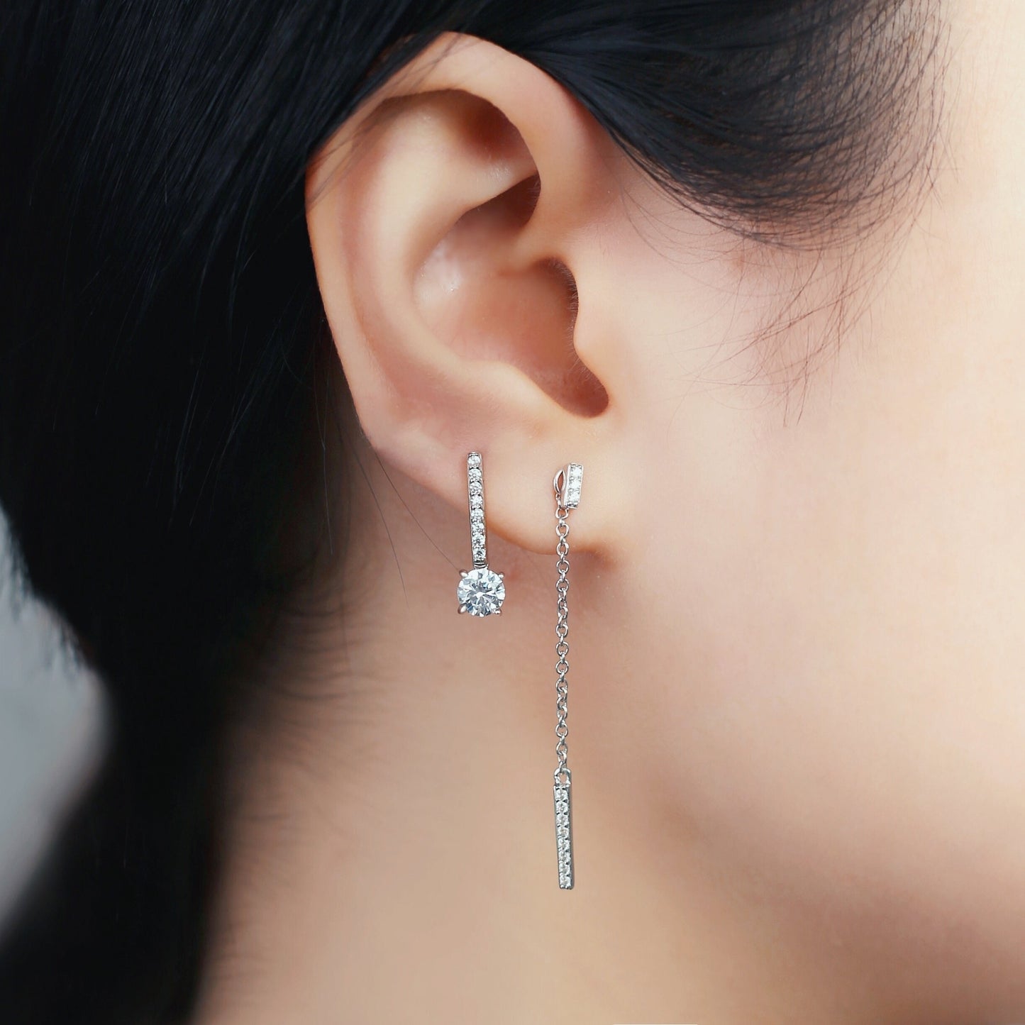 Solitaire Drop Earrings JEE10272