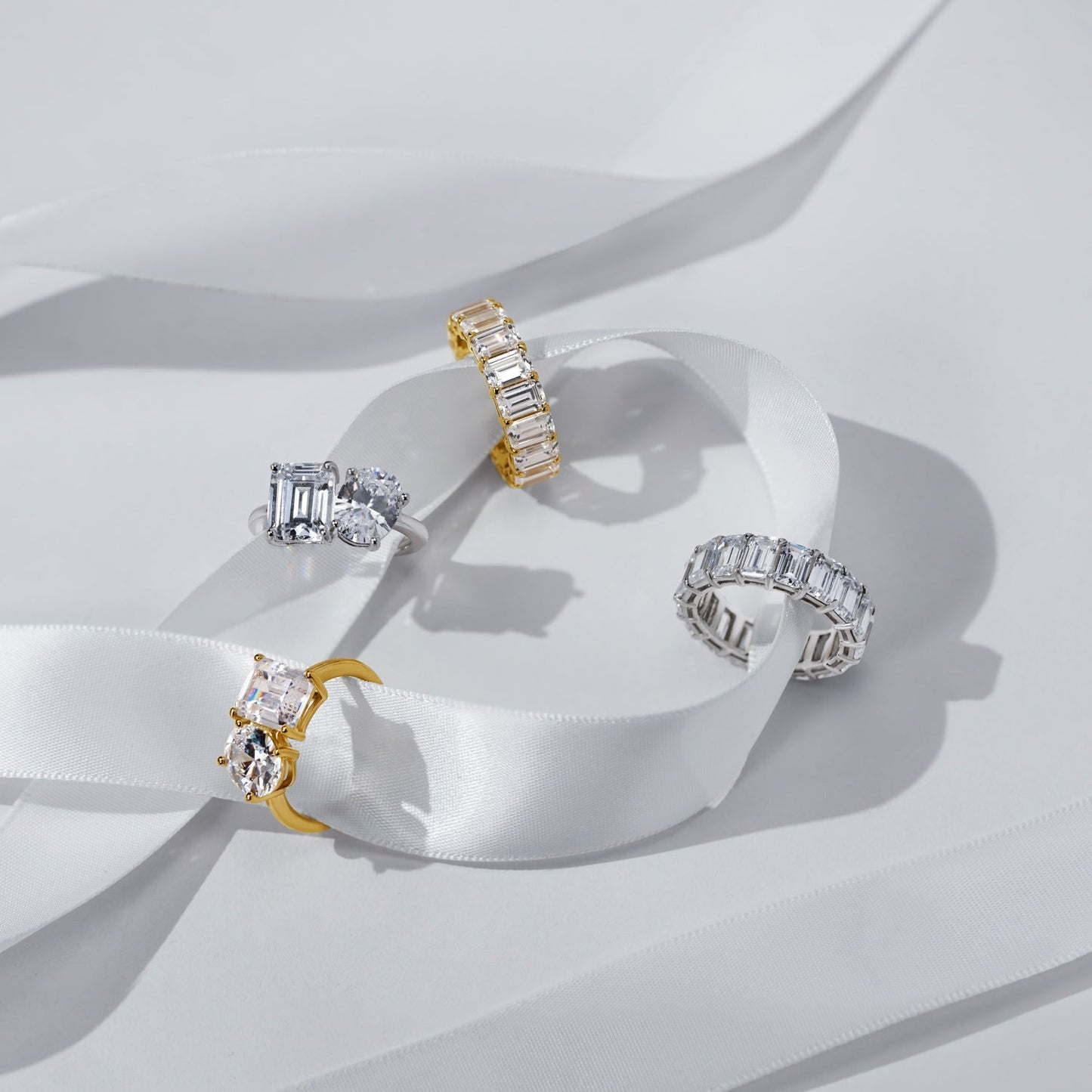 Emerald Cut Eternity Ring