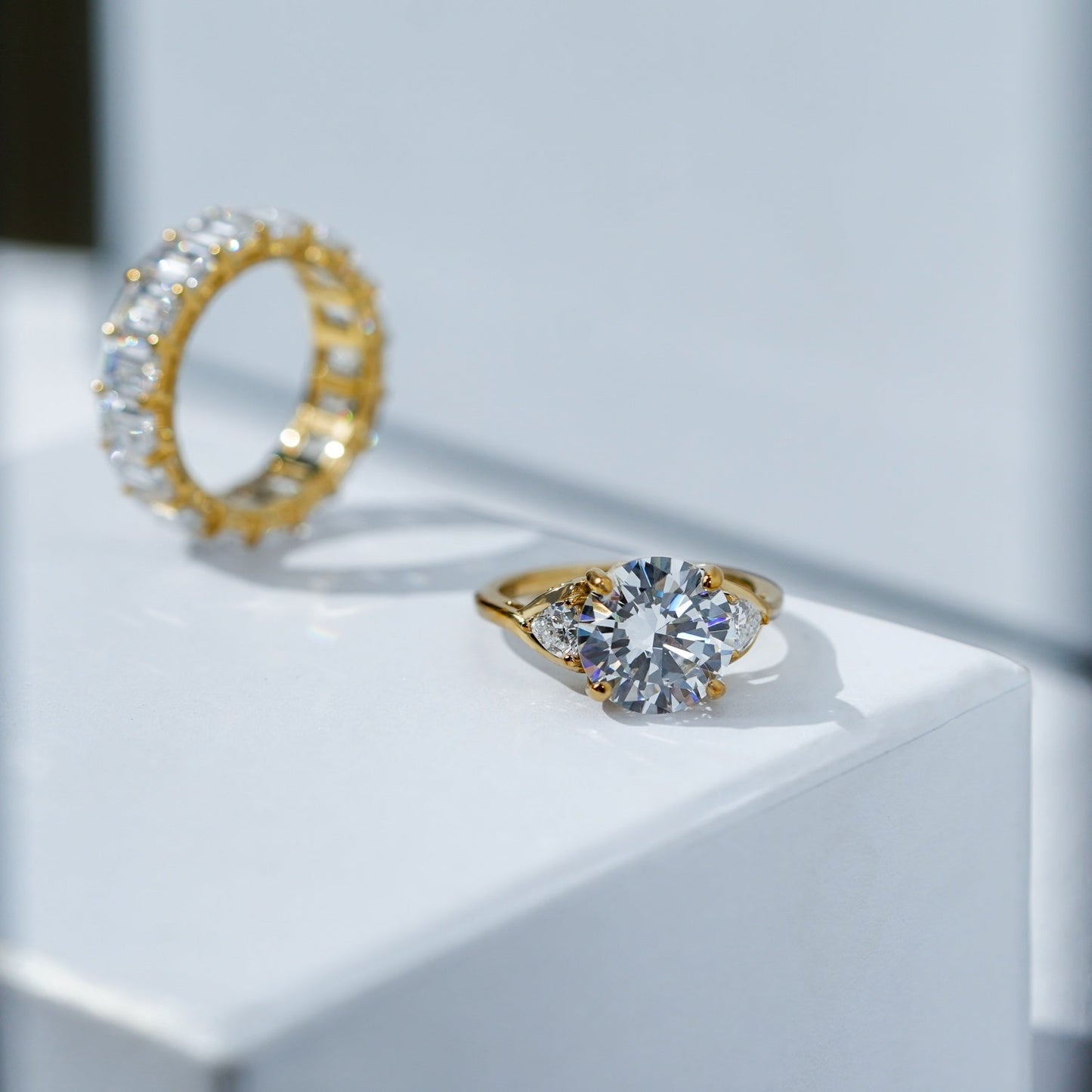 Emerald Cut Eternity Ring