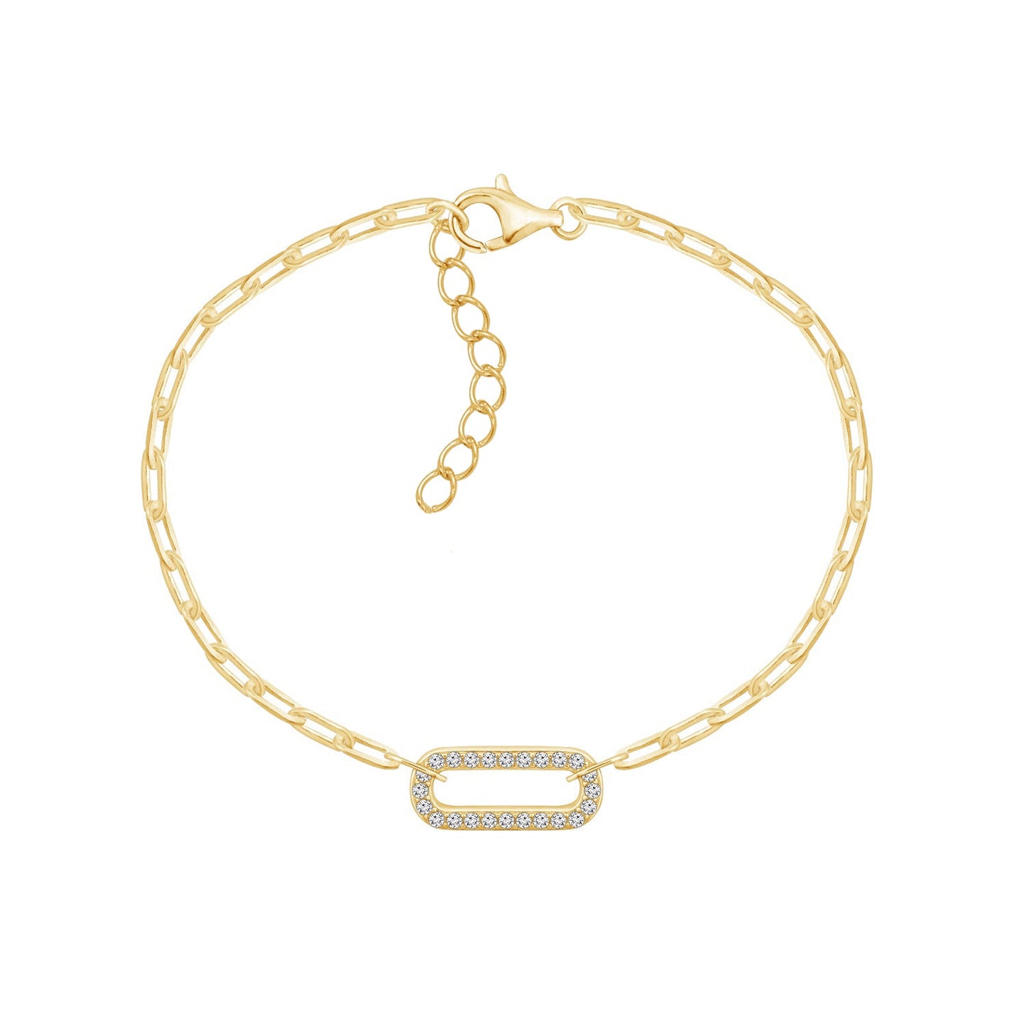 Paper Clip Chain Bracelet