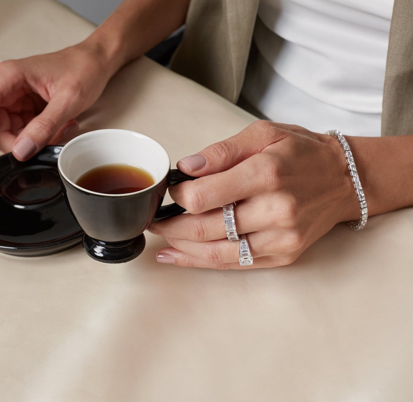 Emerald Cut Eternity Ring