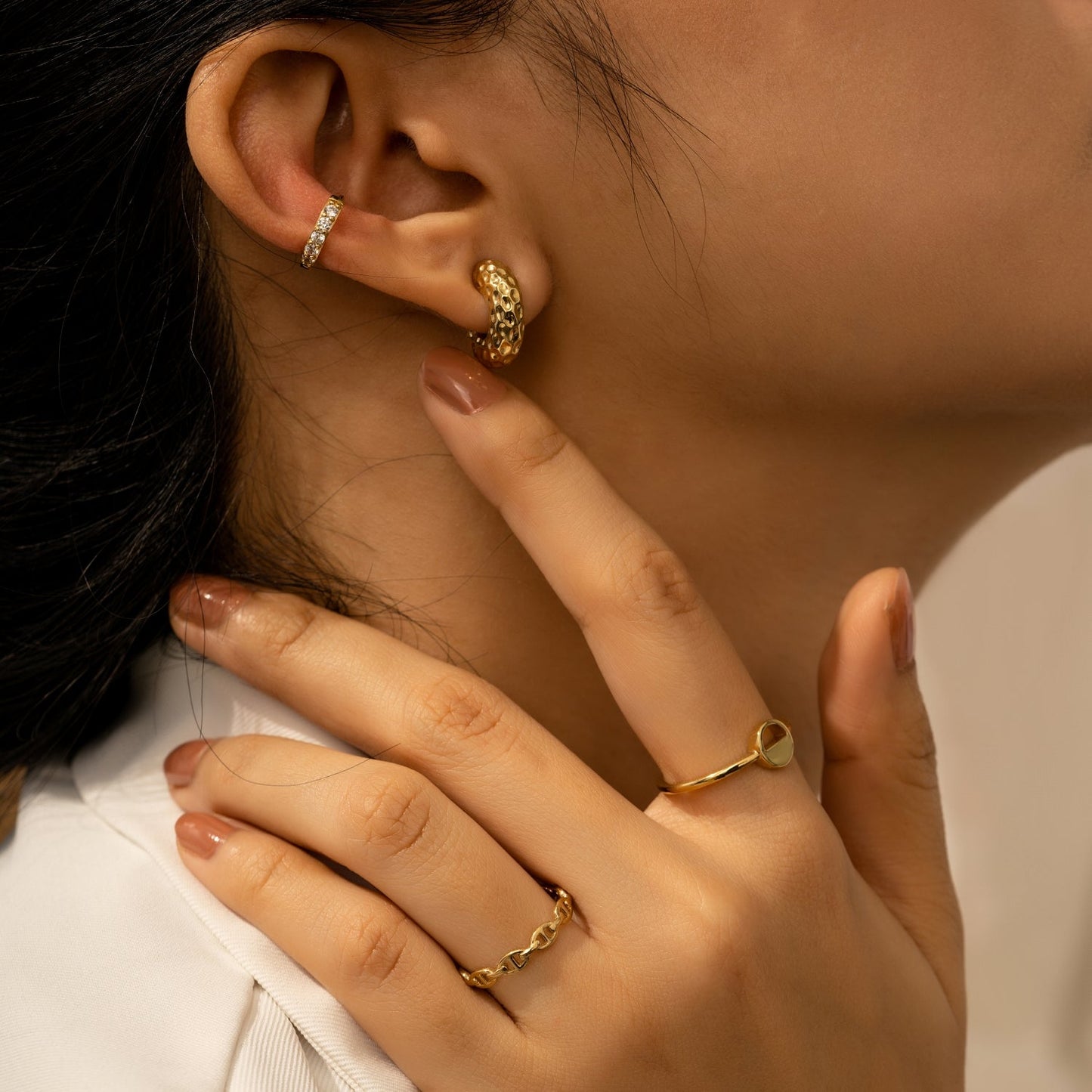 Semi Circle Ring