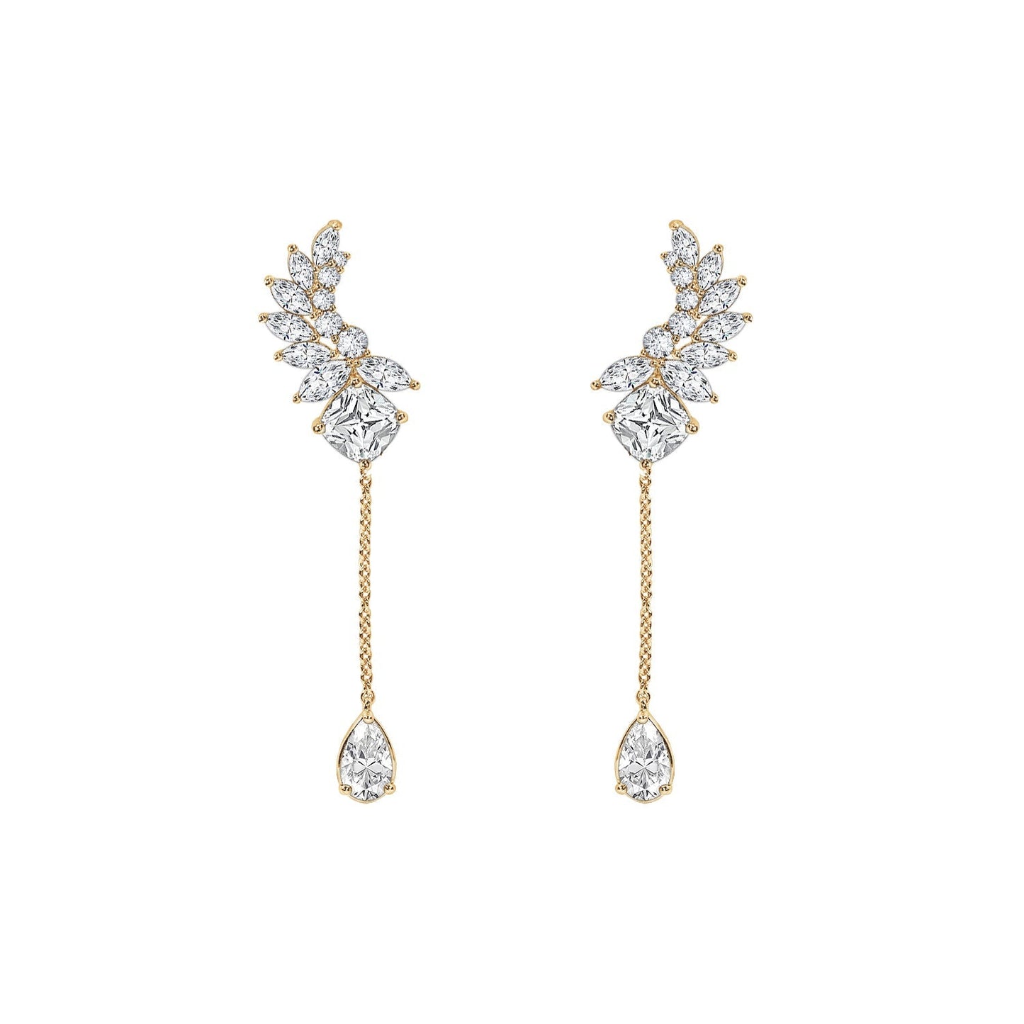 Cascade Dangle Stud Earrings JNE05668