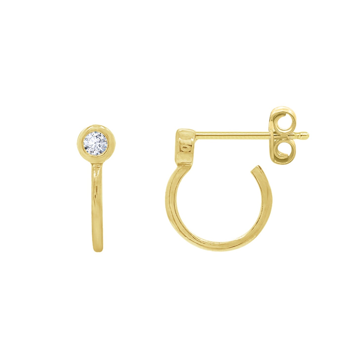 Dainty Hoop Stud Earrings JEE19781