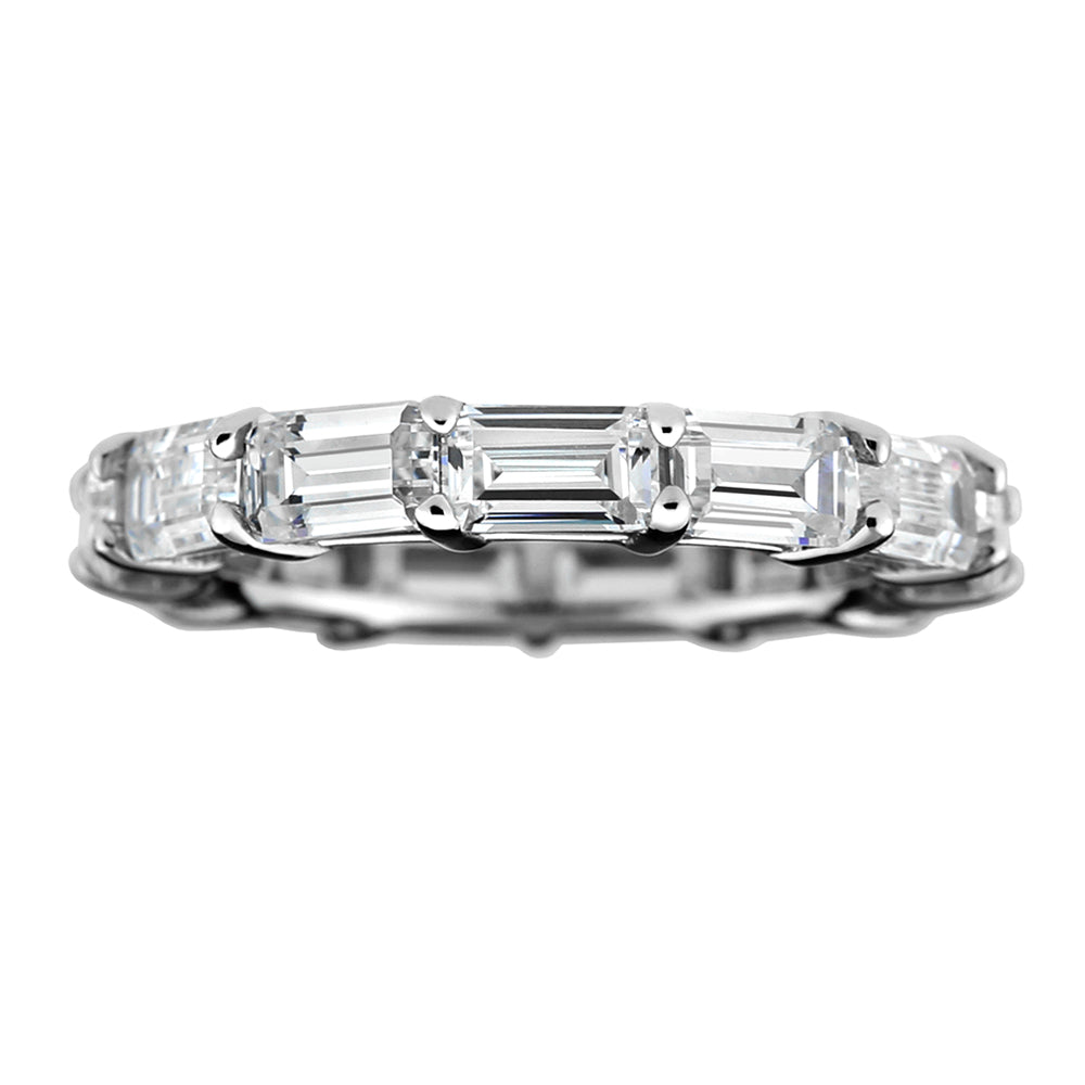 Horizontal Baguette Eternity Band Ring JER00642