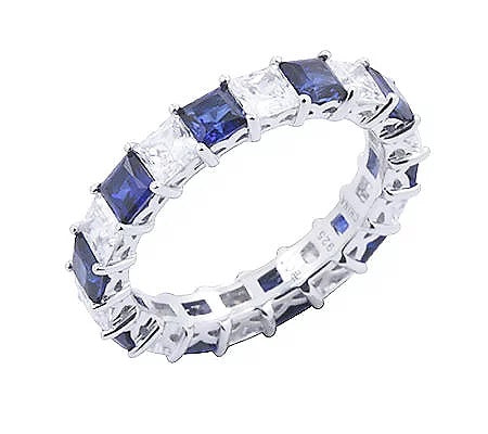 4.90 cttw Princess Cut Eternity Ring