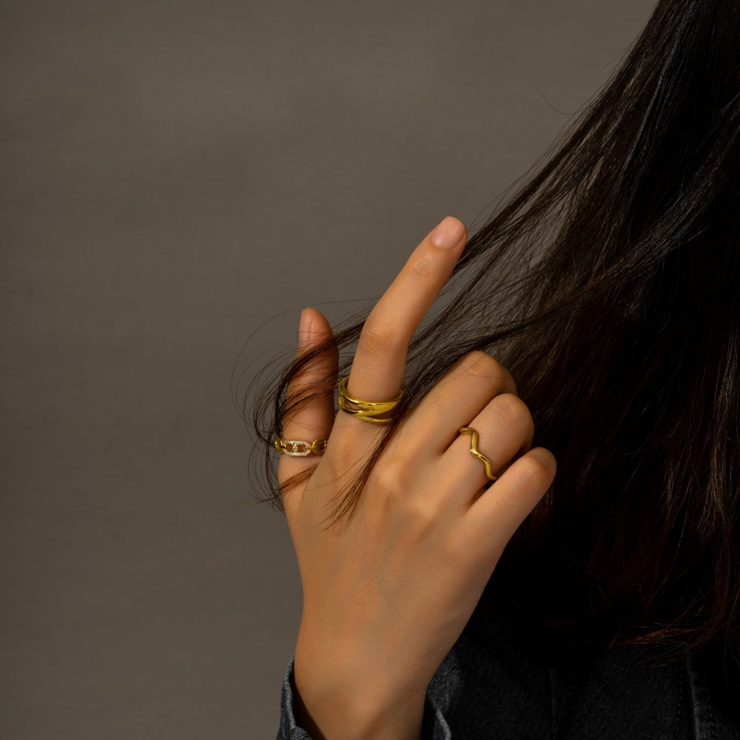 Wavy Band Ring