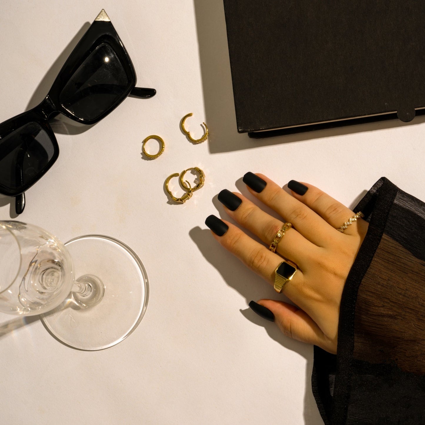 Plain Paper Clip Chain Ring