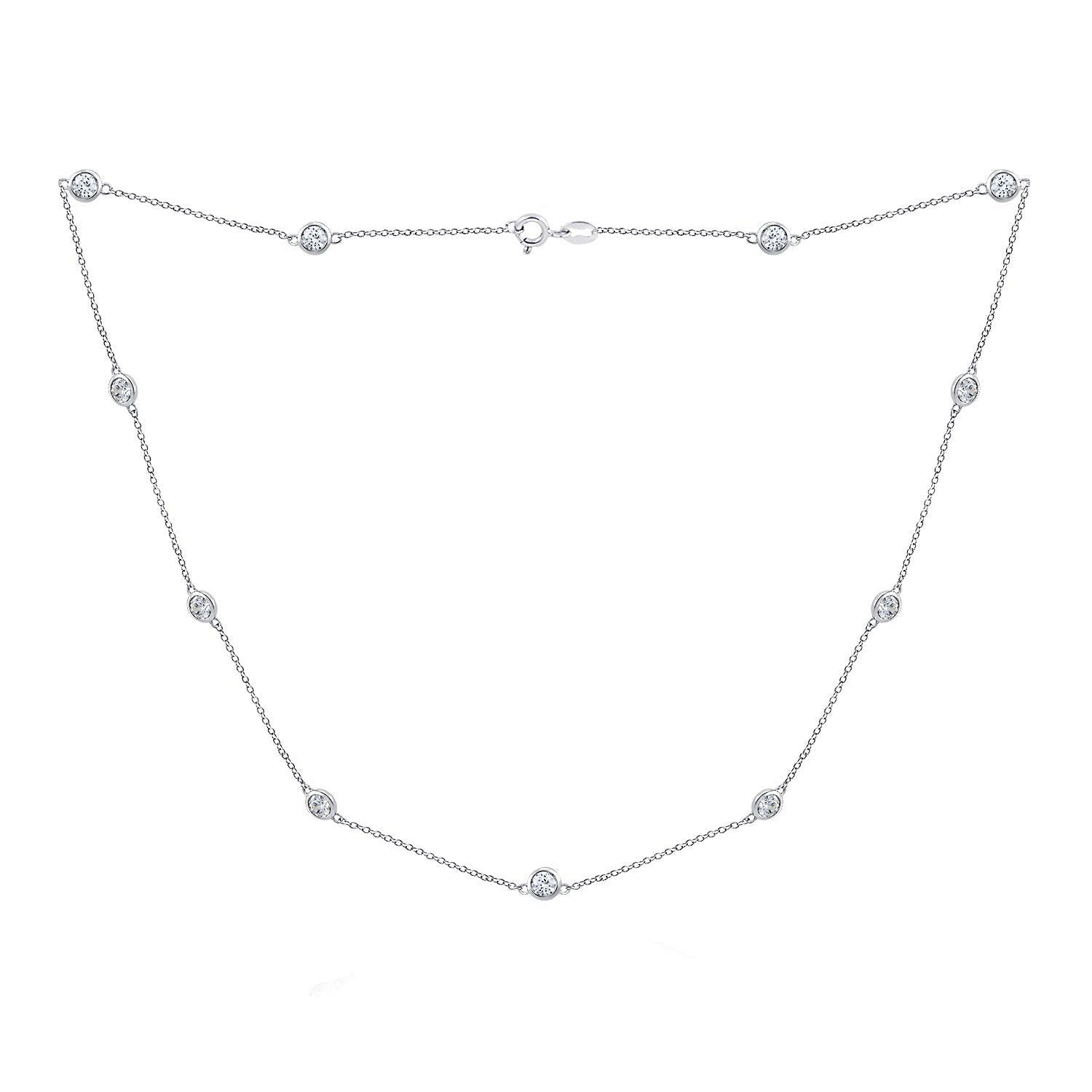 Round-Cut by The Yard Necklace