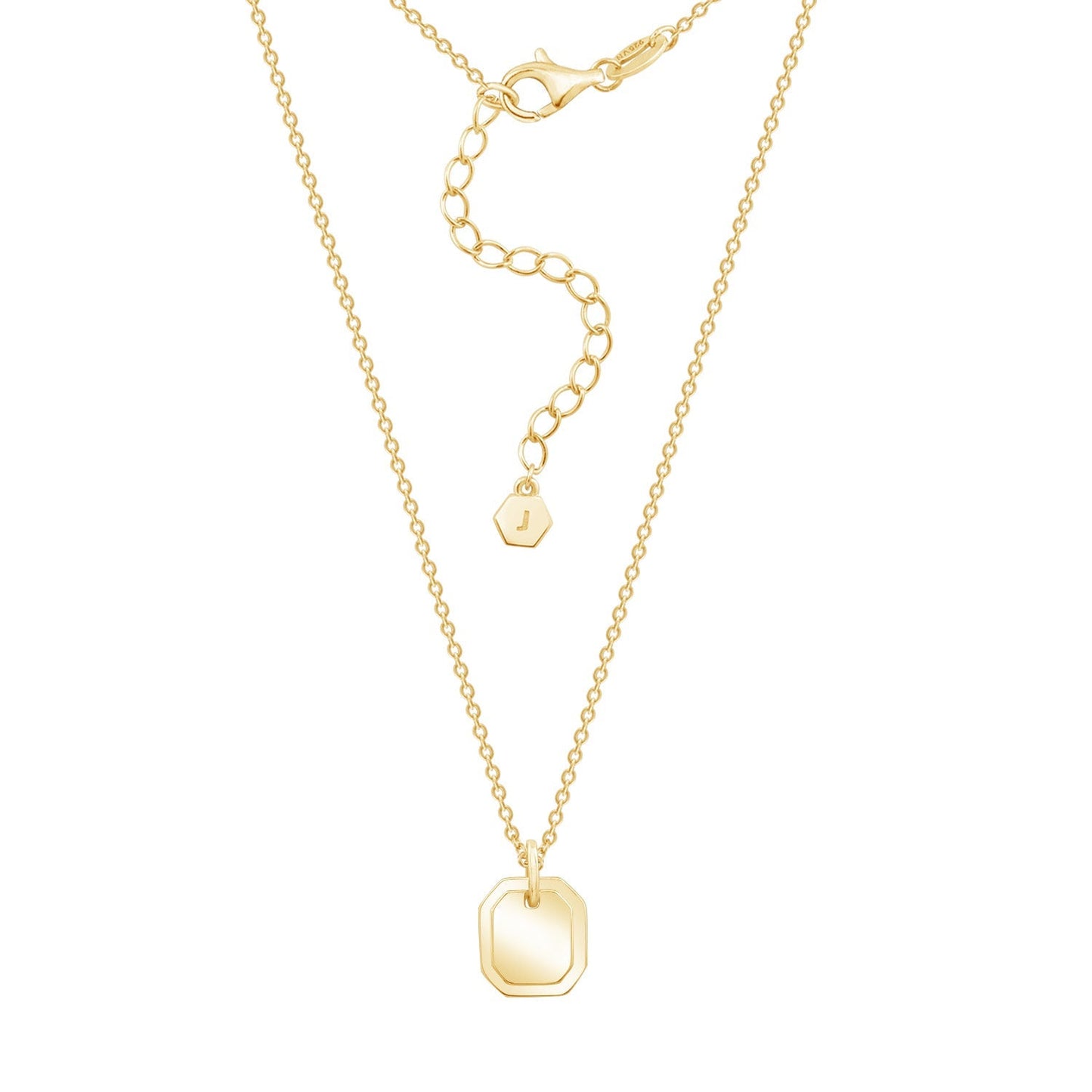 Square Tag Necklace