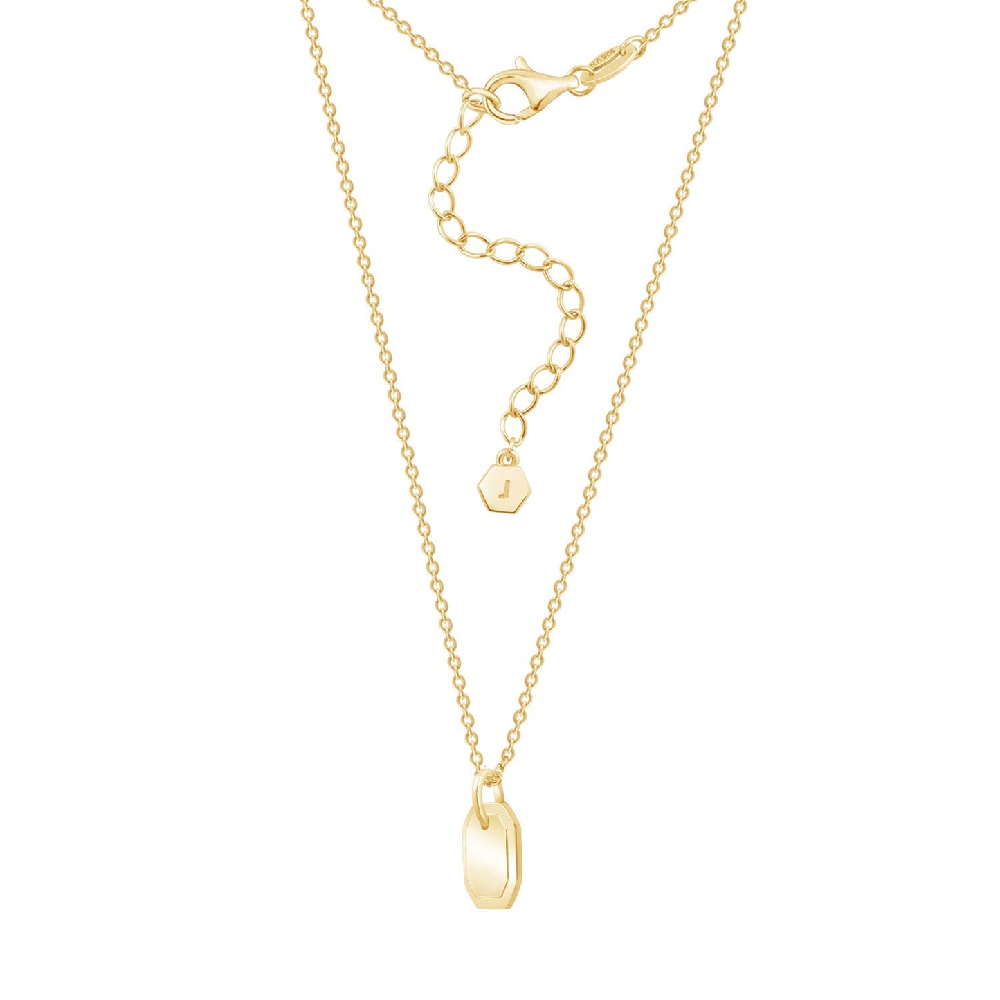 Square Tag Necklace