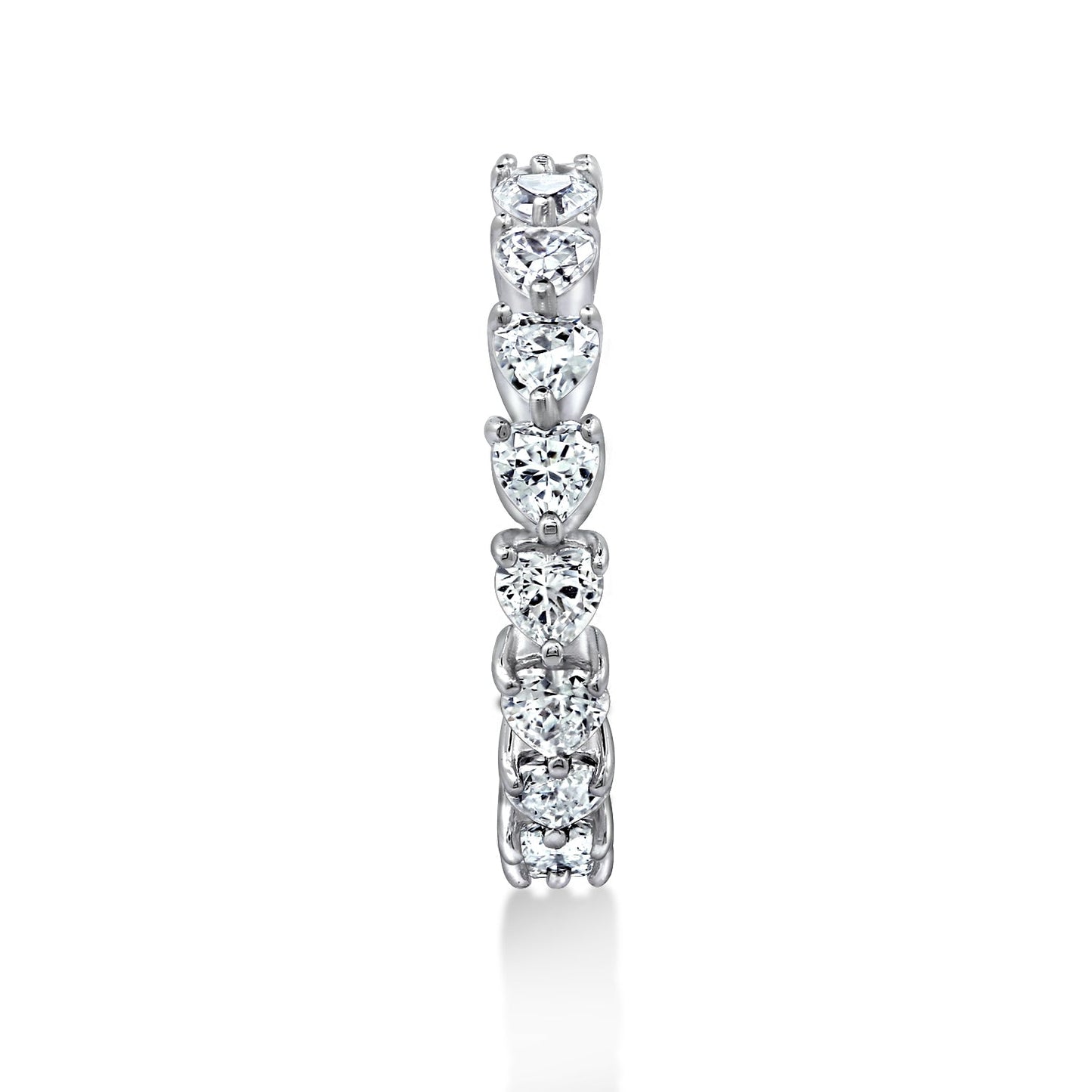 Heart All-Around Eternity Ring