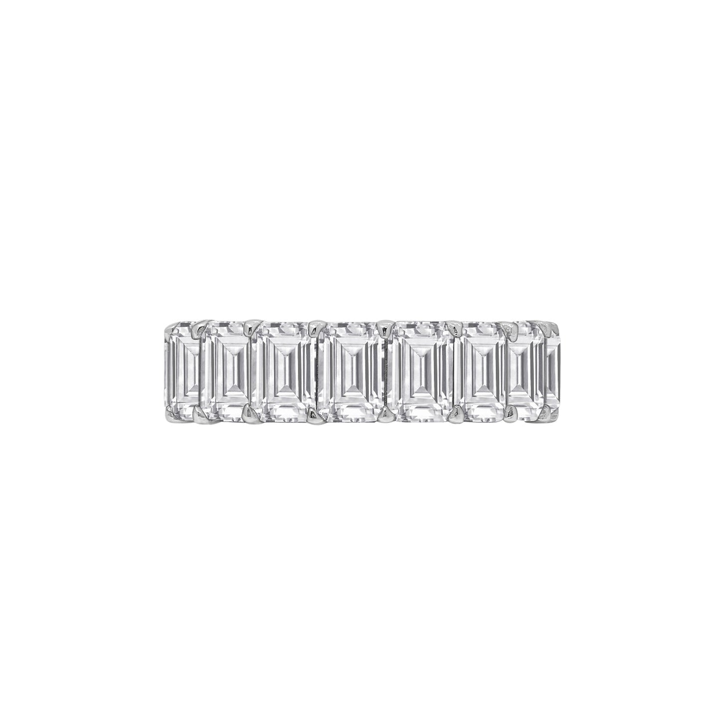 Emerald Cut Eternity Ring