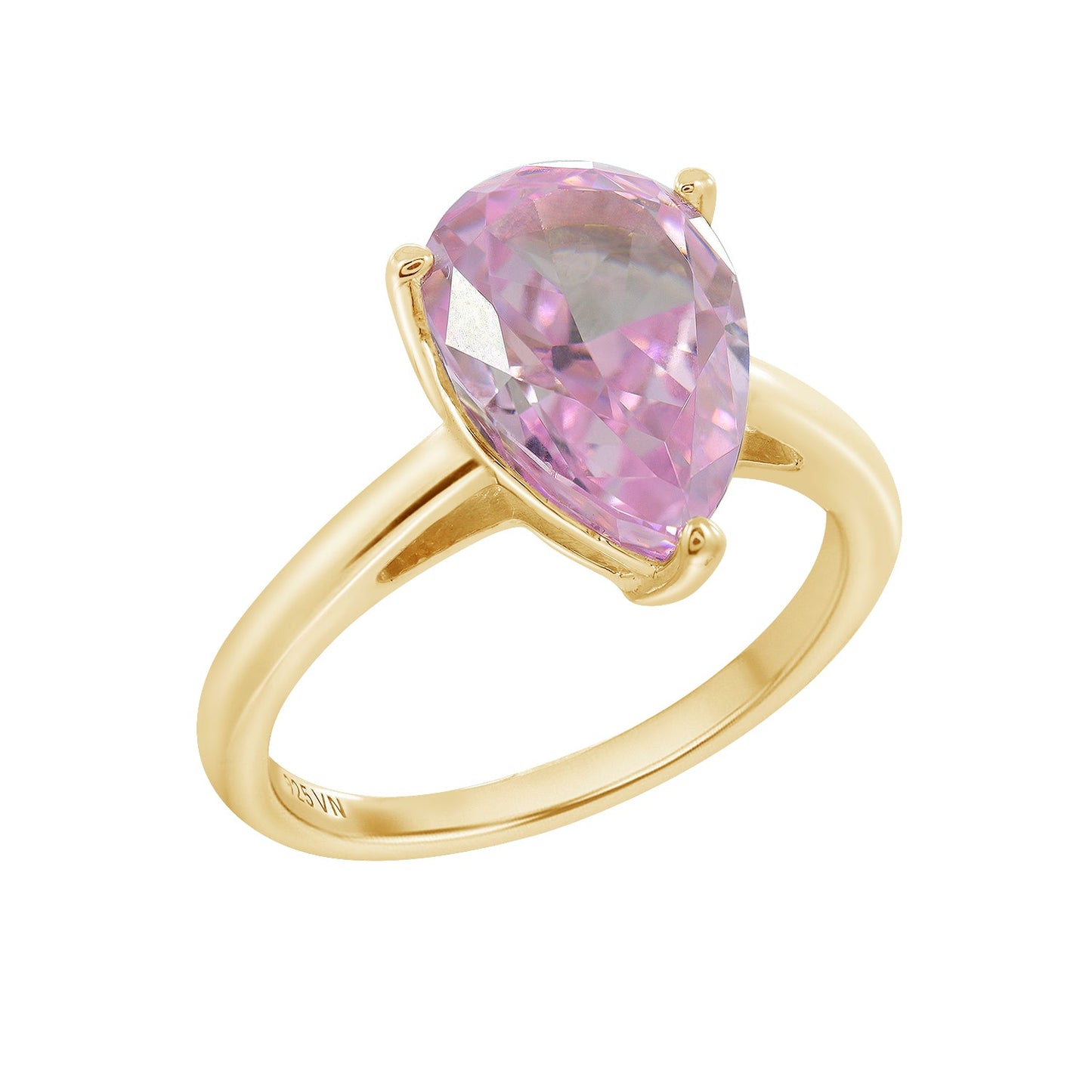 4ct Solitaire Pear Cut Cocktail Ring JER23739