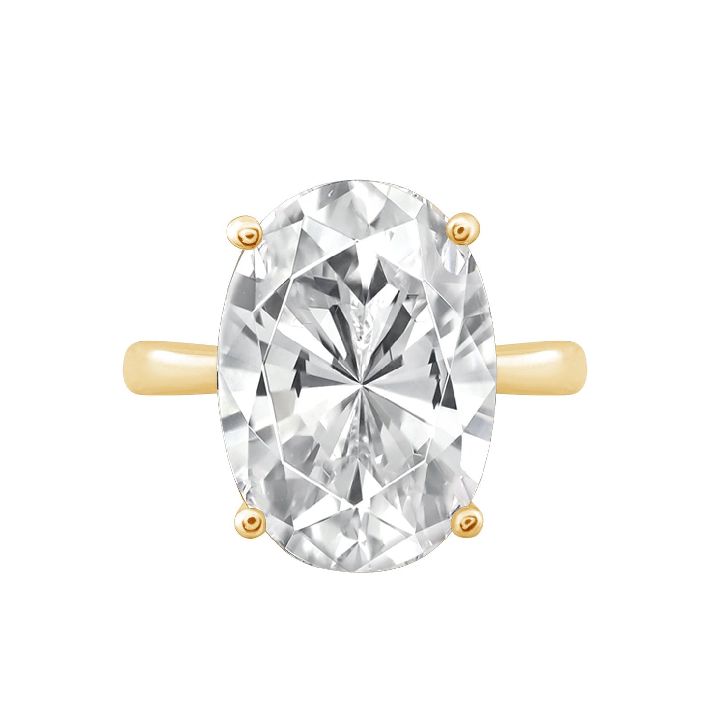 Oval Cut Celebrity Cocktail Ring JER28296