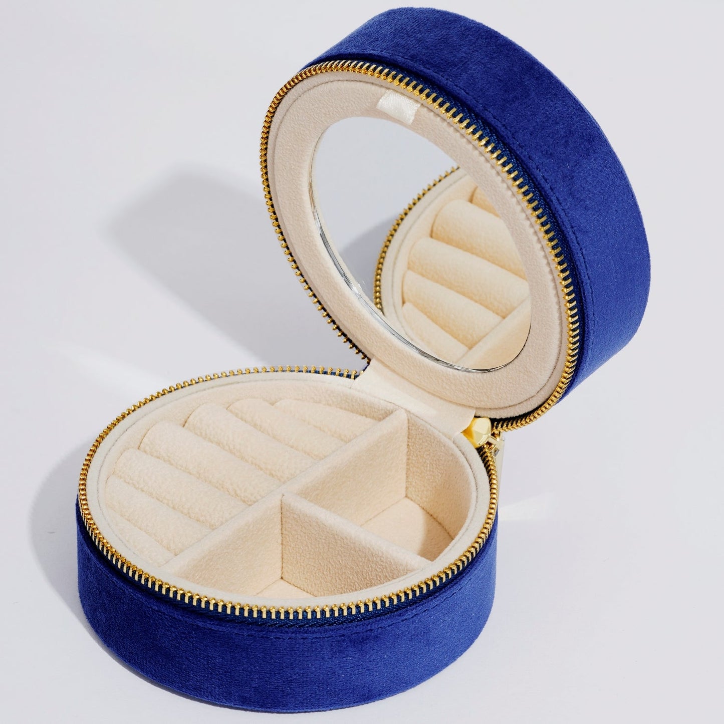Velvet Round Box With
Mirror 100*60mm