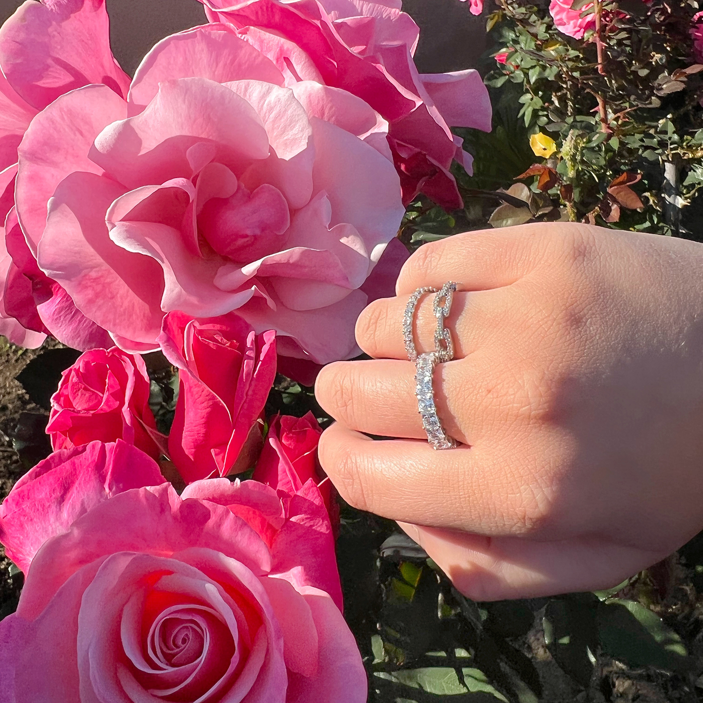 Princess Cut Eternity Ring JER00644