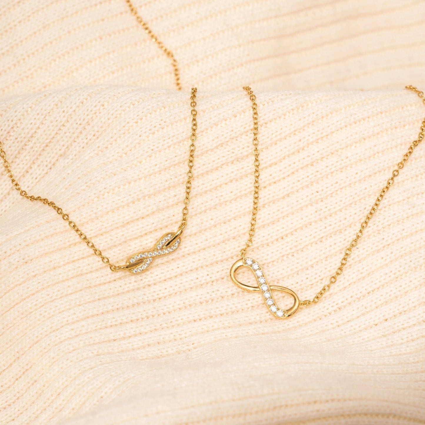 Pave Infinity Necklace