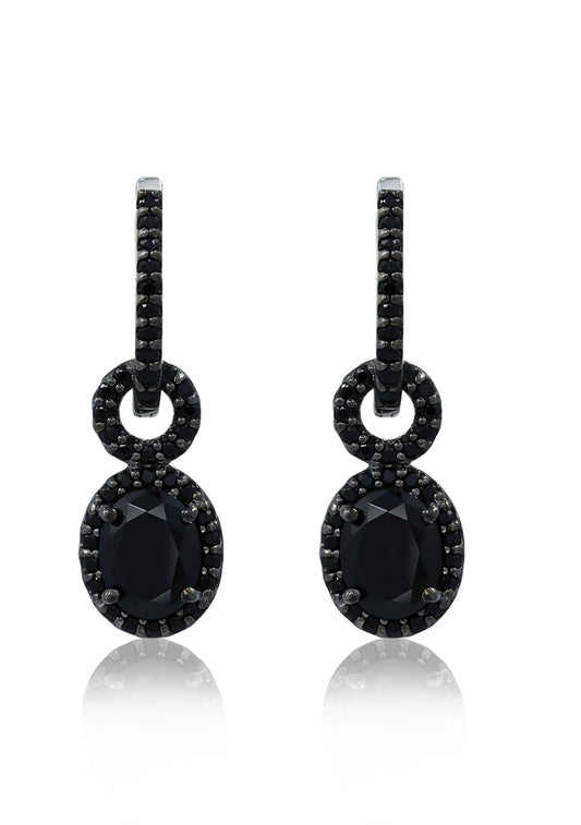 Oval Drop Earrings