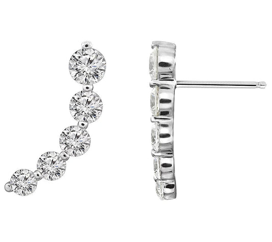 2.40 cttw Ear Climber Earrings JEE22012