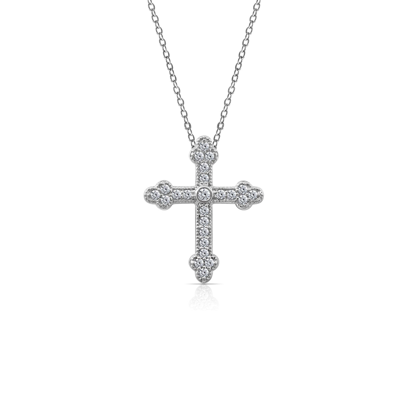 Antique Cross Pendant Necklace