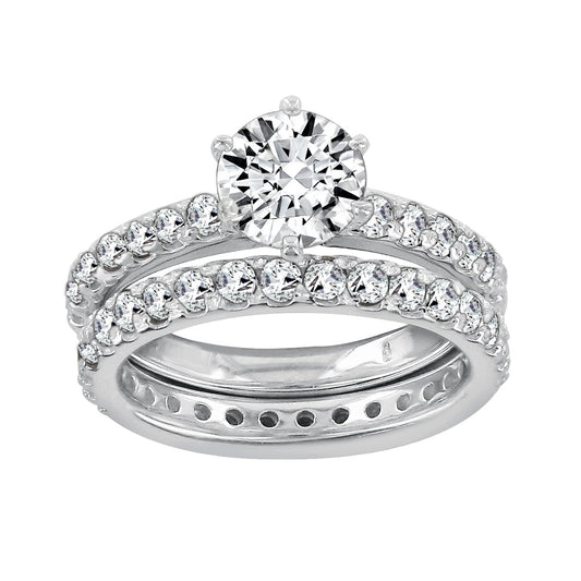 1.90 cttw 2 Piece Round Ring Set JER00615