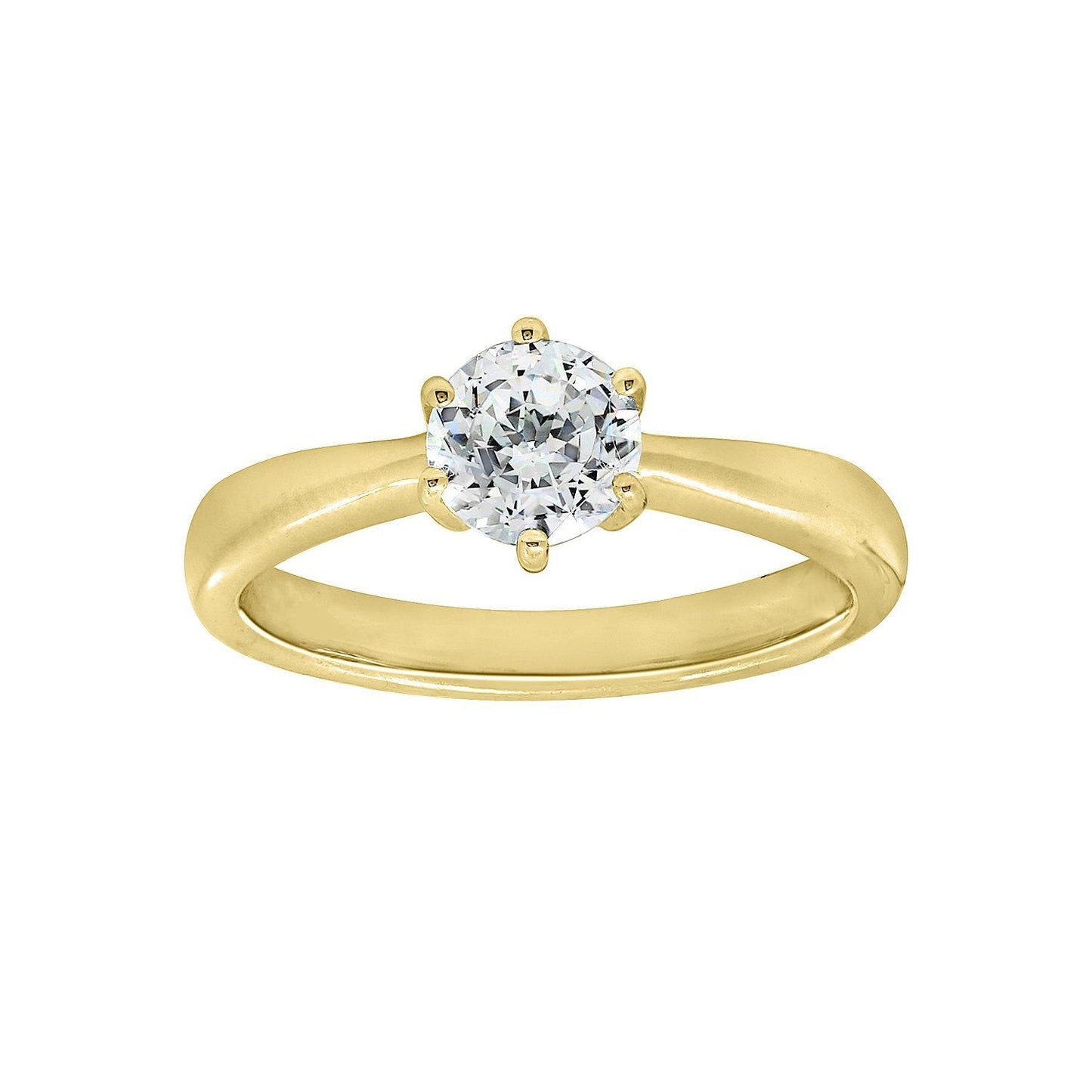 Classic Round Solitaire Ring