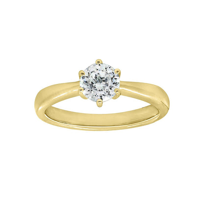 Classic Round Solitaire Ring