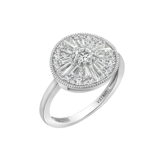 14.90 cttw Ballerina Halo Ring