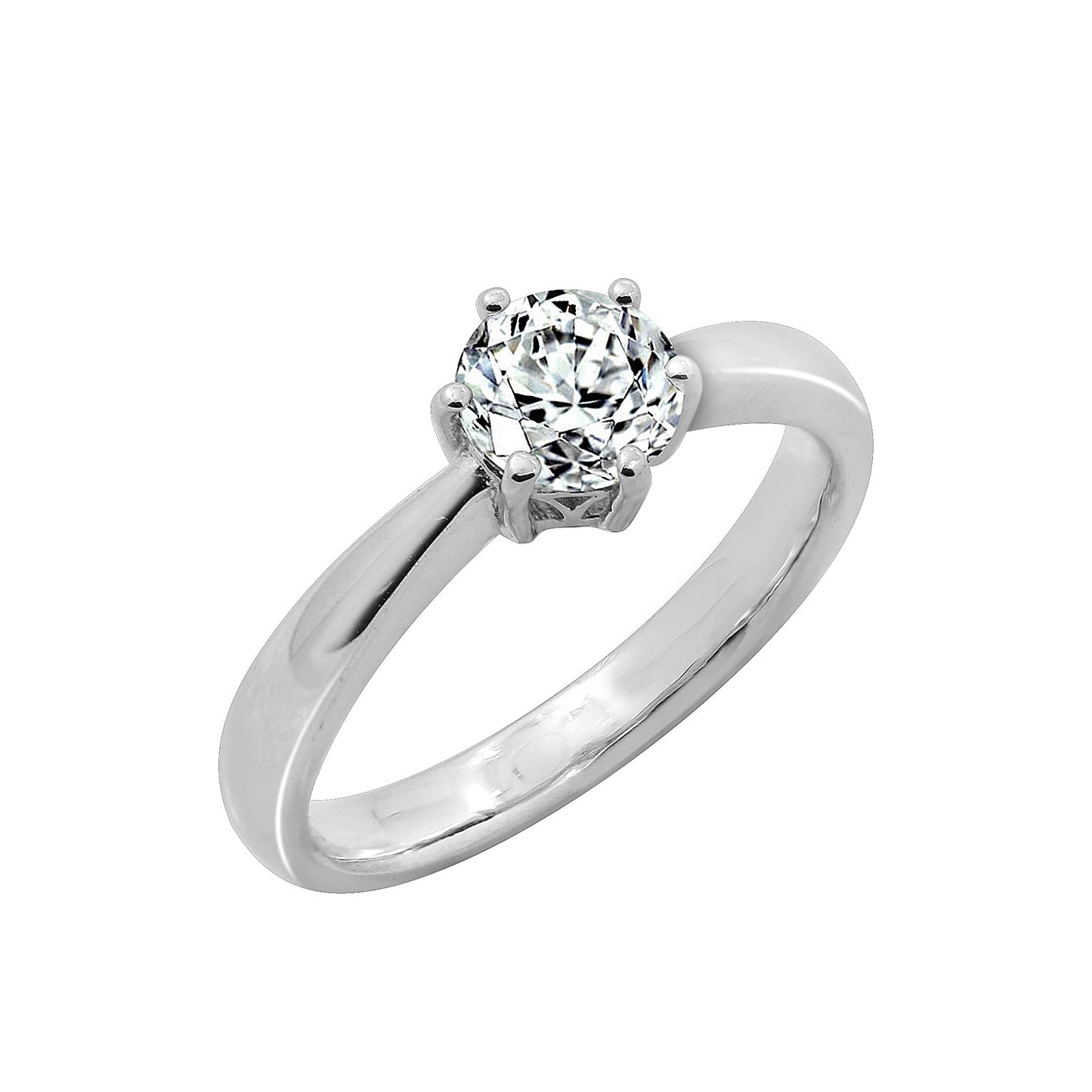 Classic Round Solitaire Ring