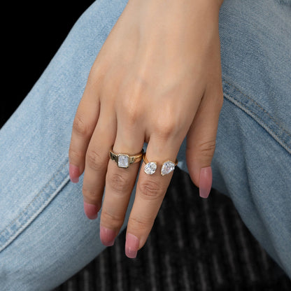 Asymmetrical Open Ring JER25643