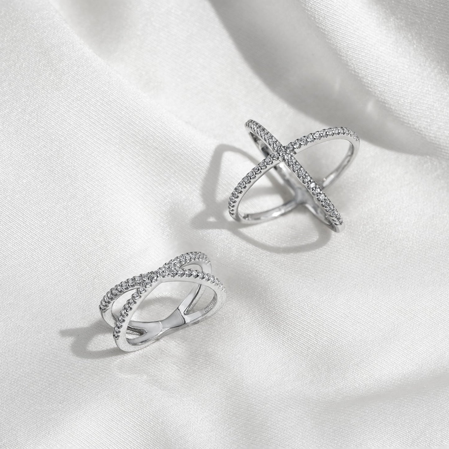 Thin Criss Cross X Ring JER18798