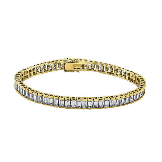 Vertical Baguette Tennis Bracelet JEB02911