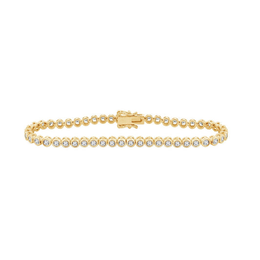 Bezel Tennis Bracelet