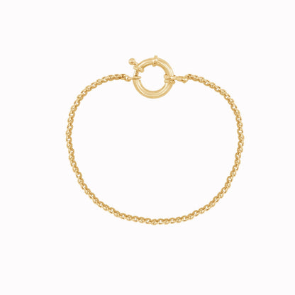 Round Box Chain Bracelet