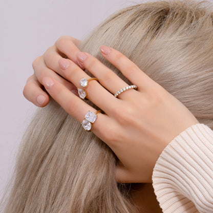 Asymmetrical Open Ring JER25643