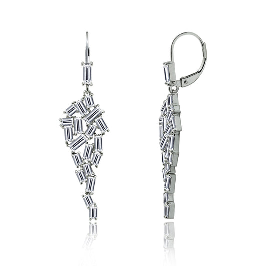 Baguette Cascade Earrings