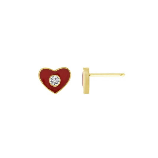 Heart Stud Earrings JEE19400