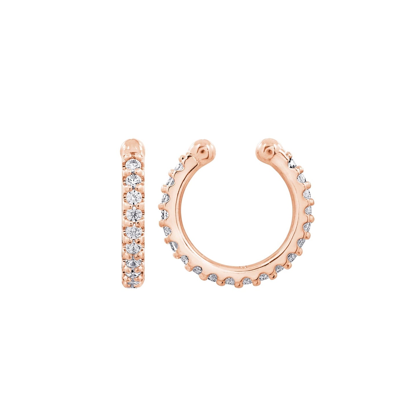 0.45 Inch Pave Ear Cuffs JEE22255