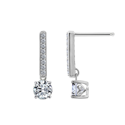 Solitaire Drop Earrings JEE10272