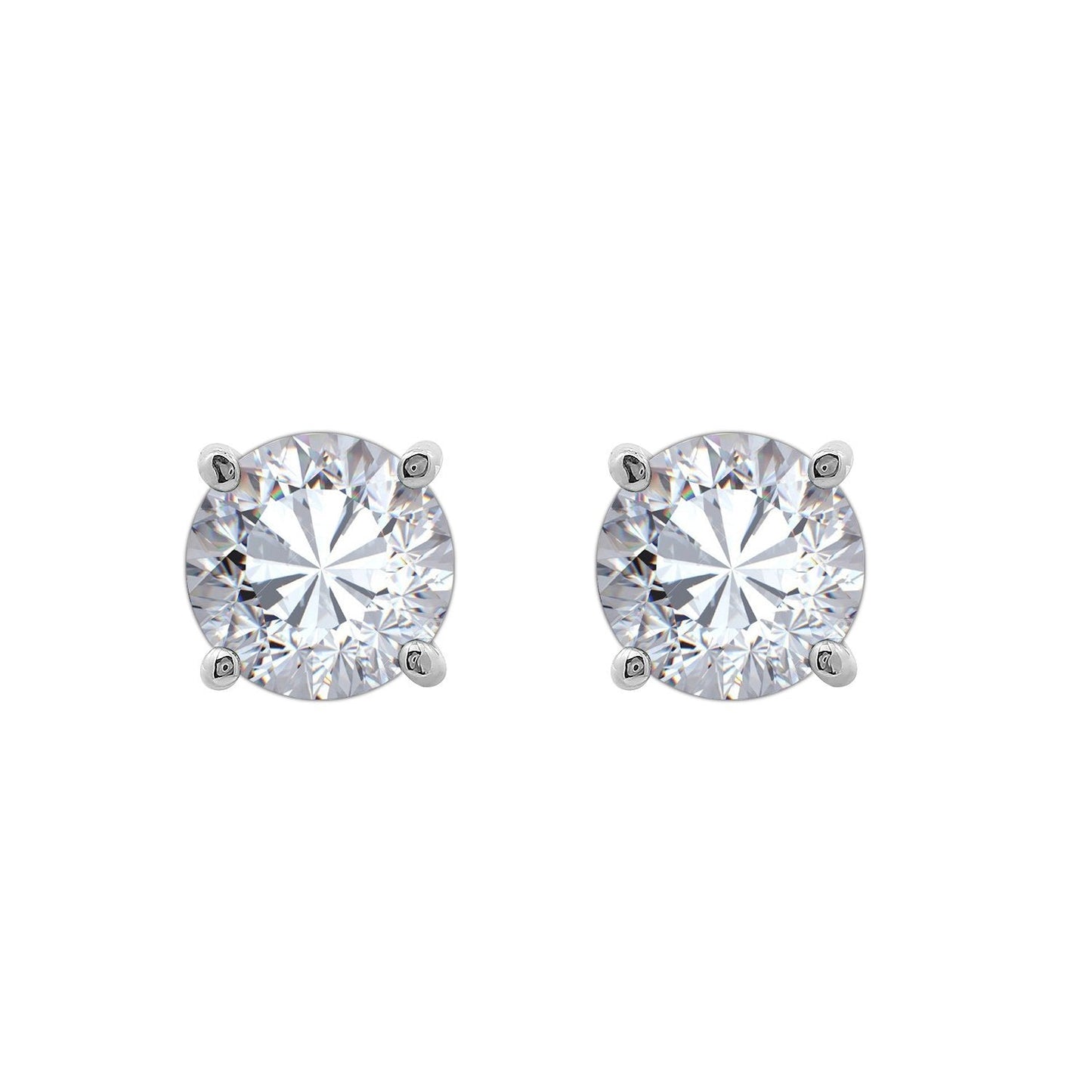 Solitaire Round Stud Earrings JEE14832