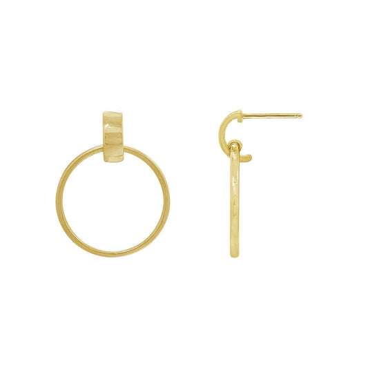 Dangle Hoop Stud Earrings JEE18592