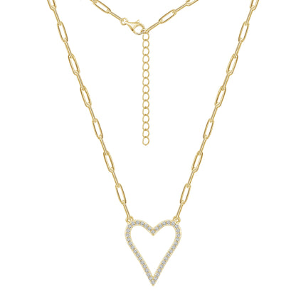 Heart Pendant Necklace JEN24118