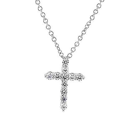 Petite Cross Pendant With Chain